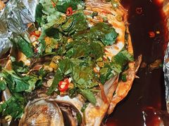 锡纸烤鲫鱼鲫鱼-老杨头烧烤(博烤堂店)
