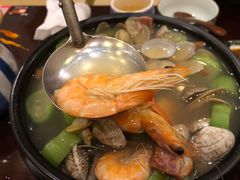 丝瓜海鲜锅-松子料理(亮马桥店)