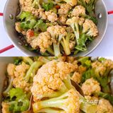低卡捞汁拌花菜