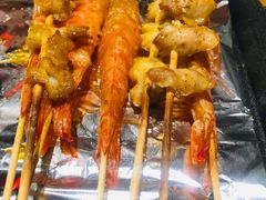 -路边摊小炉子烧烤