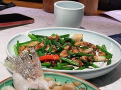 韭菜花炒河虾仔-大榕树下顺德菜(融创茂店)