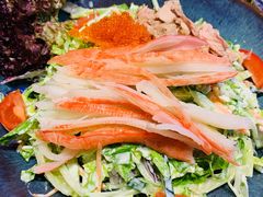 蟹籽蔬菜沙拉-正宗齐齐哈尔烤肉·齐牛哥鲜切炭火烤肉(杭州总店)