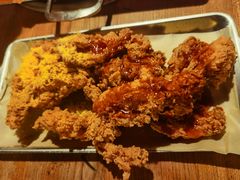 甜辣无骨炸鸡-包装马车·韩国料理·포장마차