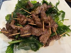 傣族薄荷牙签肉-云南李记罐罐米线饵丝小吃(汉中门金鹰店)