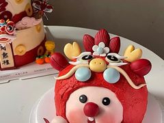 -咖咖熊蛋糕定制·蓝风车动物奶油