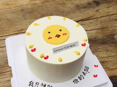 4英寸手绘蛋糕-艾加柒克蛋糕茶歇甜品台(春熙路店)