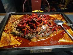 -探鱼·鲜青椒爽麻烤鱼(广州花都来又来店)