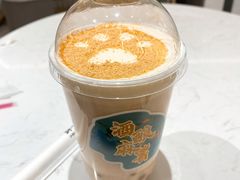 酒酿麻薯豆乳茶-古茗(随州齐星花园店)