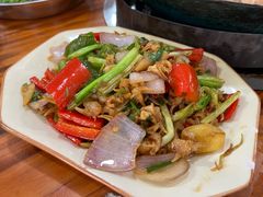 爆炒象拔蚌丝-谢边农庄(海八路店)