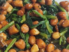 老醋菠菜花生-宝发园名菜馆