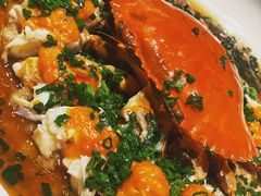 梭子蟹蒸肉饼-玫瑰厅上海菜(兴国路店)