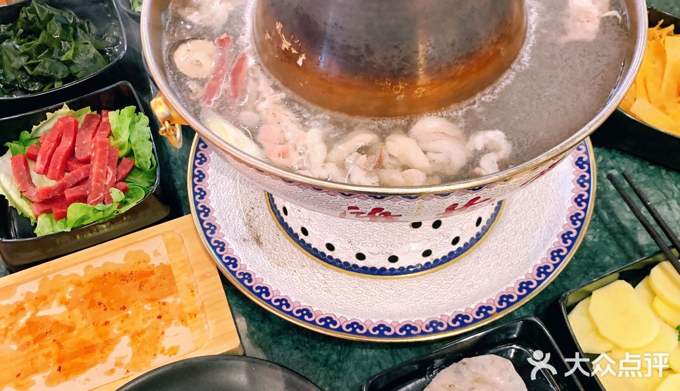 郑州美食|铜锅清水涮肉的火锅吃着才过瘾02