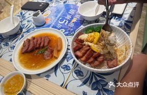 销魂厚切叉烧双蛋饭