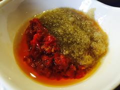 姜汁辣椒酱-慢丽江·云南野生菌土鸡锅(西山店)