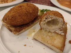 奶油鸡卷-小白桦西餐厅