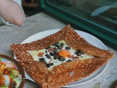 鸡蛋蘑菇熏肉荞麦可丽饼-RAC BAR(安福路店)