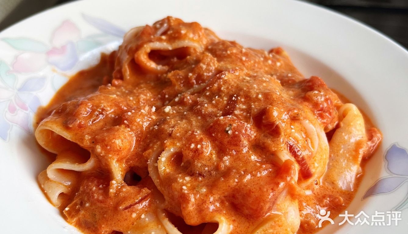蛋清番茄奶油Pasta