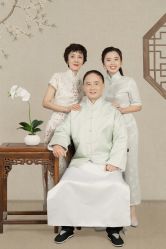 -时光纪亲子全家福照相馆(静安店母女写真父母纪念照)