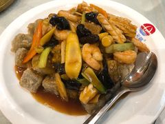 三鲜焖子-小船渔村•大连菜•大连焖鱼(明泽街店)