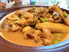 -阿峰饭店·本地土菜馆·农家土鸡煲·一品神仙鸡(报福店)