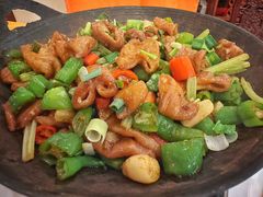 干锅肥肠-鑫巴蜀小镇 · 水煮鱼专研店(玉桥店)