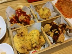 无骨炸鸡拼盘-山海珍味韩国料理(奥城店)