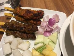 沙爹鸡牛肉拼盘-关夫人餐厅(阳光广场店)