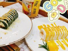 一碌榴莲绿茶肠粉-夏羽记甜品(小榄大信店)