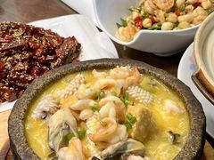 -滨海小渔村·海肠捞饭·鲅鱼水饺·特色老火鱼丸汤(华田店)