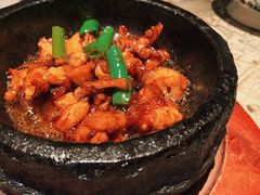 石锅杭椒牛蛙-桂满陇天书(南京德基旗舰店)
