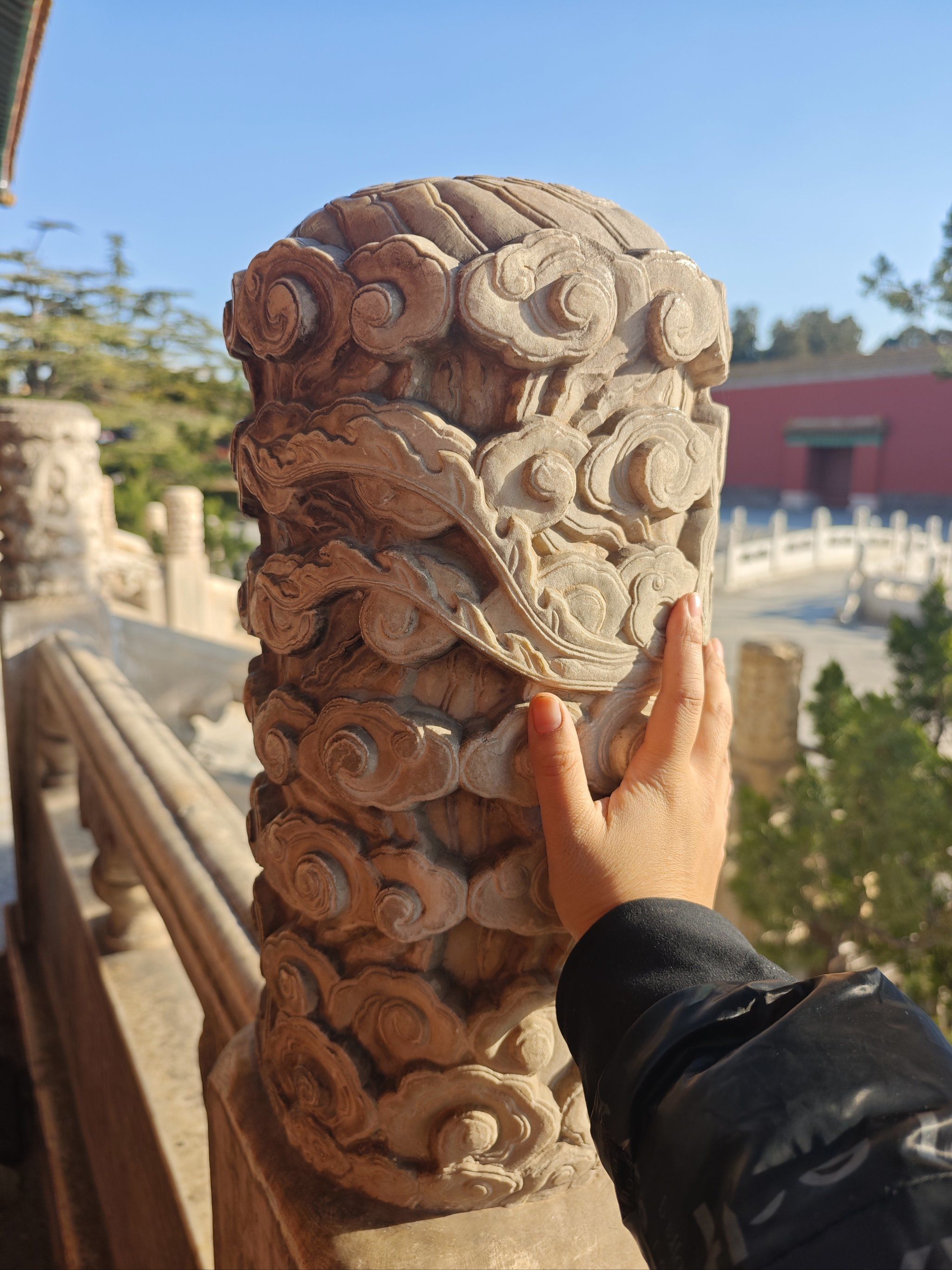 祥云望柱头,真的太开门了