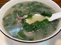 枸杞叶猪杂汤-塘头下大排档·本地口味·粤菜·啫啫煲(塘厦店)