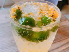 百香果青柠苏打-拾壹cafe·工作室