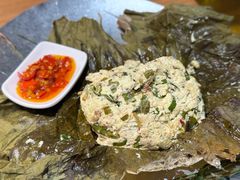 哈尼荷叶包烧包浆豆腐-一朵菌·野生菌探索家火锅(南亚店)