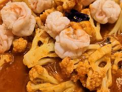 花菜焗虾仁-顺福苑·新派淮扬菜