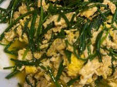 草原鲜沙葱炒鸡蛋-蒙亨·手把肉·蒙古包文化主题餐厅(天恒广场店)