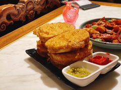 鸡蛋裹炸馒头片-小吊梨汤·北京菜·烤鸭(鸟巢店)