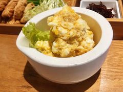 农家鸡蛋拌蒜-山东宾馆·齐鲁苑餐厅