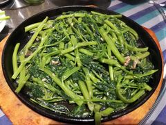 铁板澳门虾酱啫通菜-兰桂坊粤泰美食(较场西店)