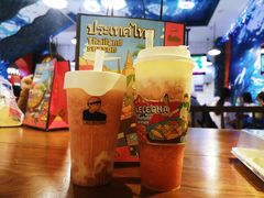 草莓酪酪-LELECHA乐乐茶(上海五角场万达广场店)