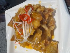 锅包肉-华盛园卷子王农家菜水库鱼