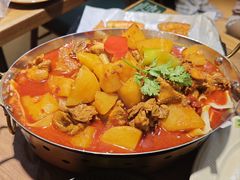 大盘鸡自带皮带面-贯贯吉·清真餐厅(浙江中路店)
