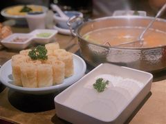 香炸腐皮-左庭右院鲜牛肉火锅(新梅广场店)