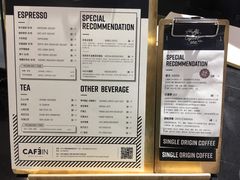 菜单-CAFE'IN精品咖啡体验空间(小寨店)