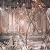 香槟色的星空婚礼你见过了