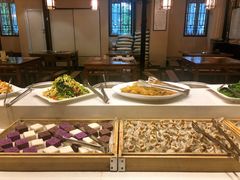 自助取餐区-清心素食自助餐厅(夫子庙店)