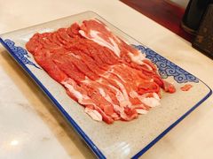 手切苏尼特羊后腿肉-宣武小院涮肉(前门店)