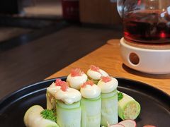 西葫芦牛蒡卷-汝是素•文创素食馆(金月湾店)