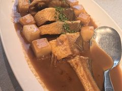 自制年糕烧深海大黄鱼-逸道(益丰·外滩源店)
