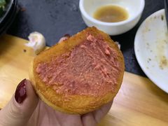 炸馒头片-新乡杨记红焖羊肉火锅(天坛南门店)